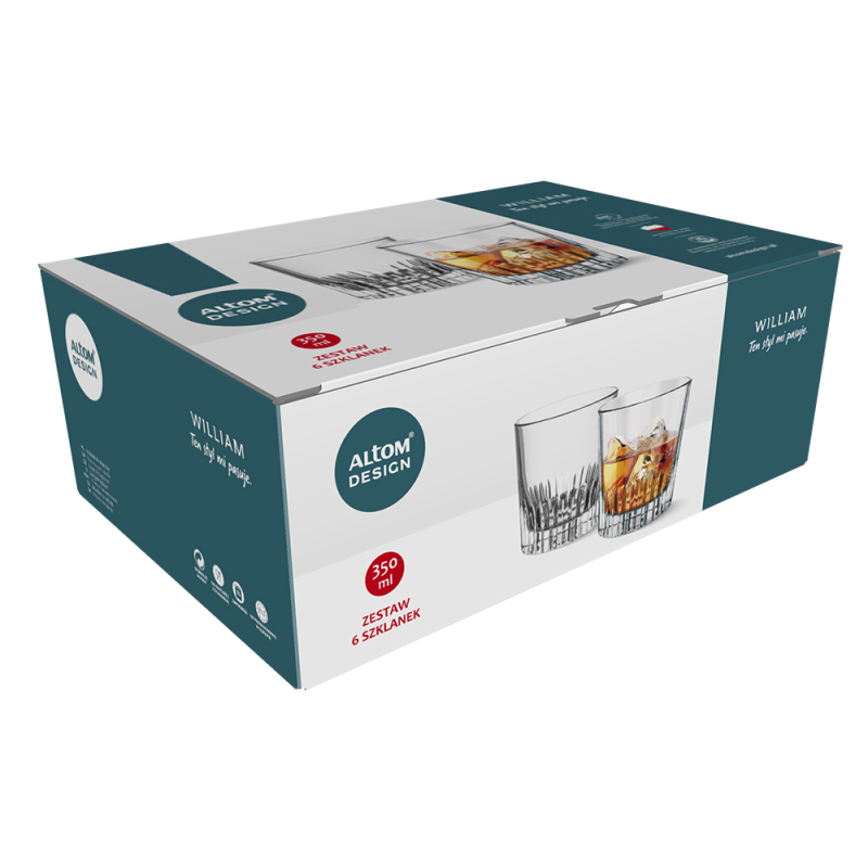 Altom Design set čaša za viski William 350ml - 0103007598 excetra web