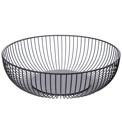 Altom Design okrugla metalna košara crna 0204025123 excetra web shop