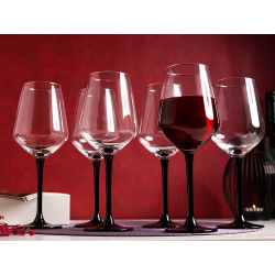Altom Design set čaša za vino Rubin Black 370ml 0103006605 excetra web