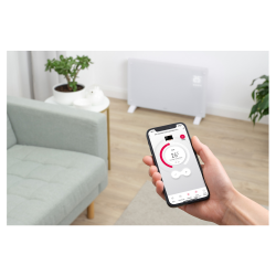 Sencor Wi-Fi Smart staklena konvektorska grijalica SCF 4240WH excetra