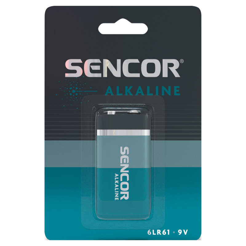 Sencor Alkaline baterija SBA 6LR61 1BP 9V excetra web shop