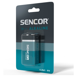 Sencor Alkaline baterija SBA 6LR61 1BP 9V excetra web shop
