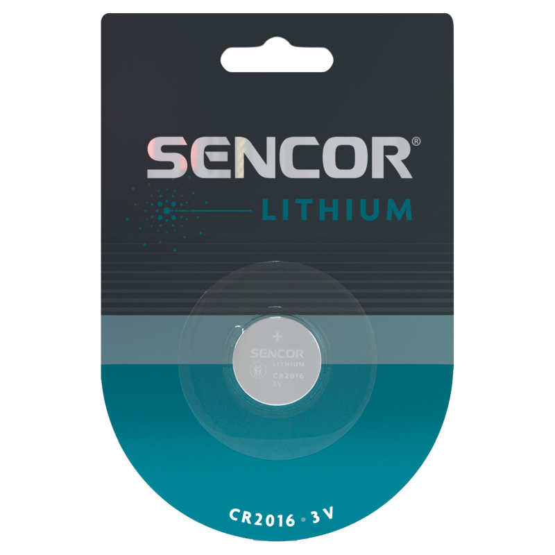 Sencor baterija Litij SBA CR2016 1BP Li excetra web shop