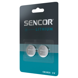 Sencor baterija Litij SBA CR2025 2BP Li excetra web shop