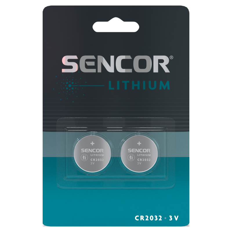 Sencor baterija Litij SBA CR2032 2BP Li excetra web shop