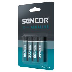 Sencor baterija Alkalna SBA LR03 4BP AAA Alk excetra web shop