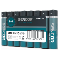 Sencor baterija Alkalna SBA LR03 8S AAA Alk excetra web shop