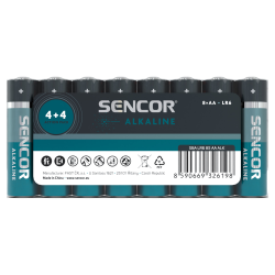 Sencor baterija Alkalna SBA LR6 8S AA Alk excetra web shop
