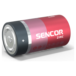 Sencor baterija Zinc-carbon SBA R20 2BP D Zn excetra web shop