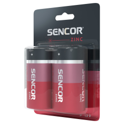 Sencor baterija Zinc-carbon SBA R20 2BP D Zn excetra web shop