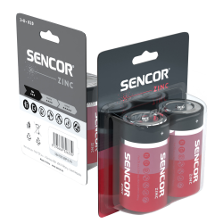 Sencor baterija Zinc-carbon SBA R20 2BP D Zn excetra web shop