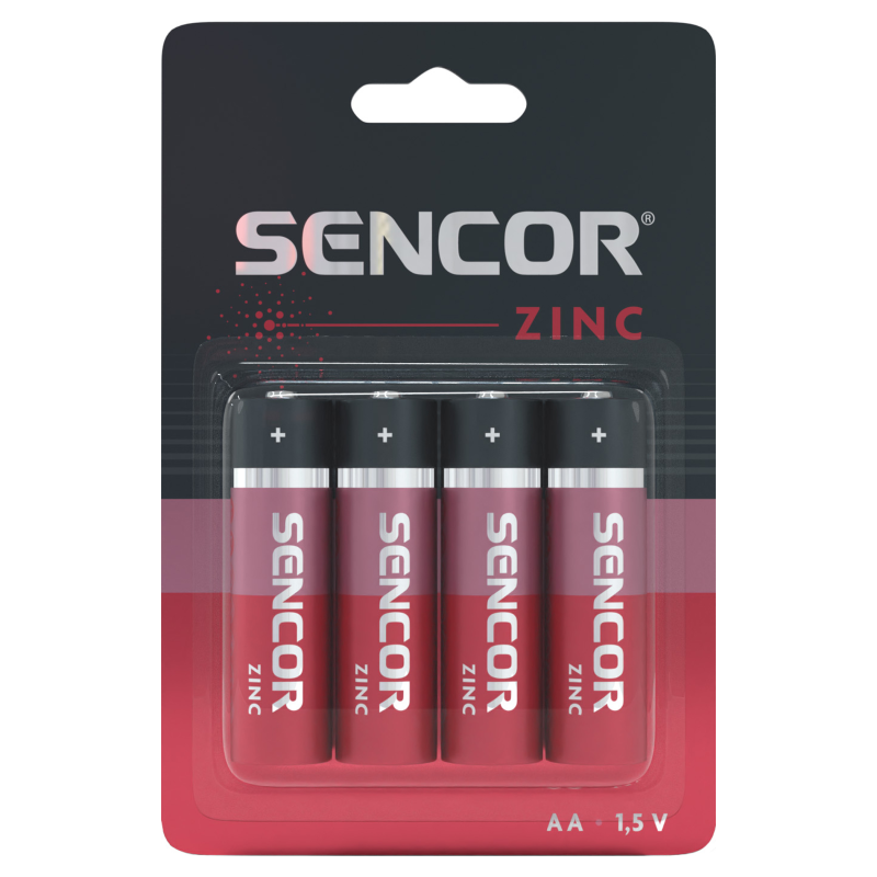 Sencor baterija Zinc-carbon SBA R6 4BP AA Zn excetra web shop