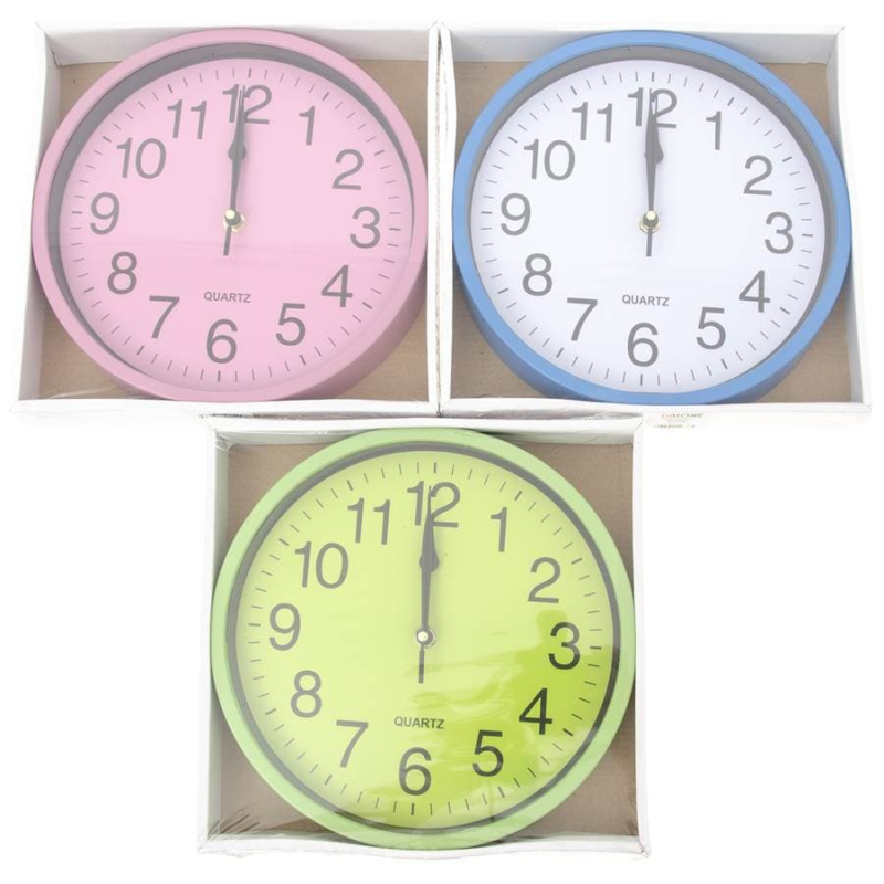 Quartz zidni sat 25cm (mix boja) DI3258 excetra web shop