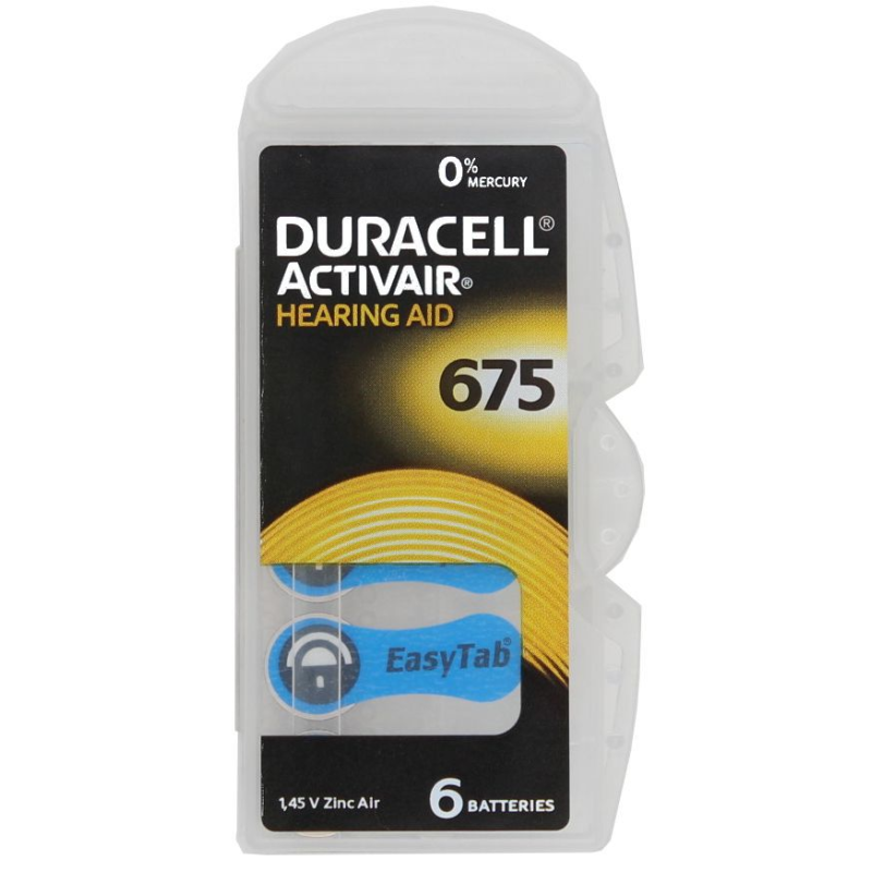Duracell Activair DA 675 B6 EXCETRA WEB SHOP