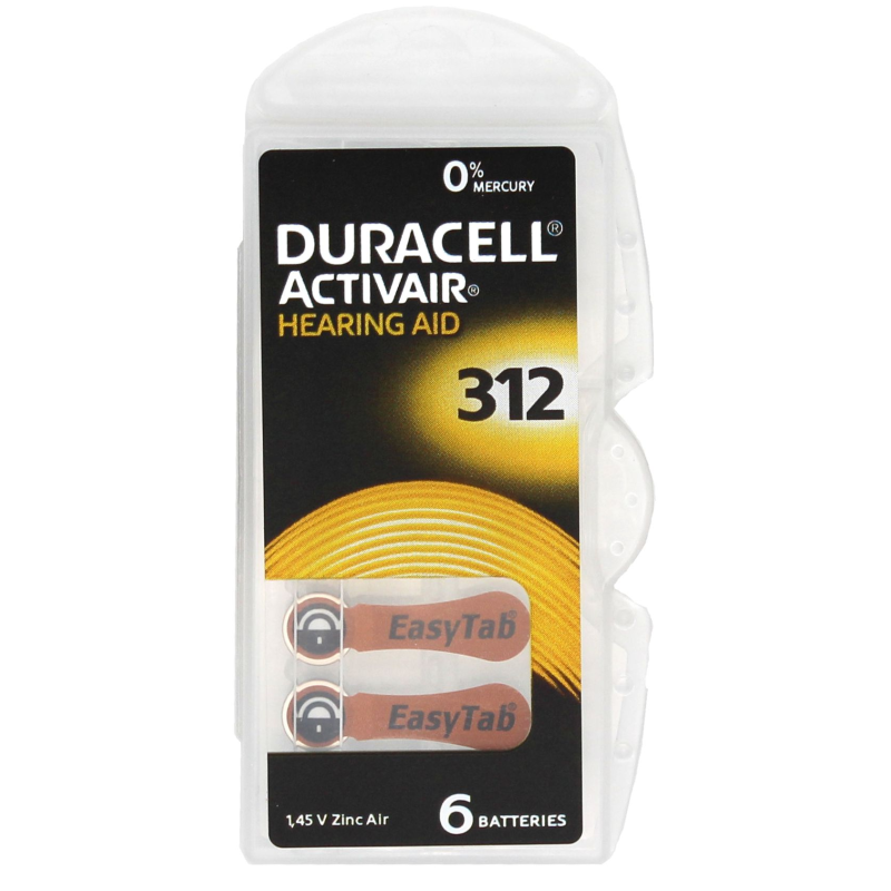 Duracell Activair DA 312 B6 excetra web shop