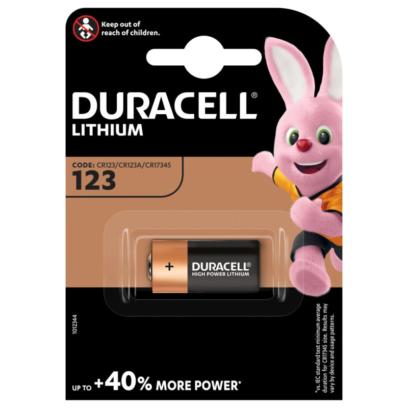 Duracell Litij CR123A B1 excetra web shop