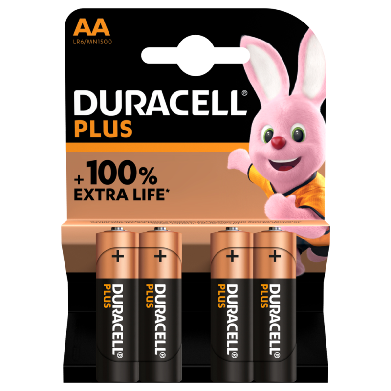 Duracell Plus AA/LR6 B4 excetra web shop