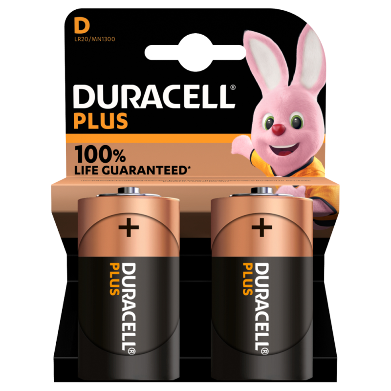 Duracell Plus D/LR20 B2 excetra web shop