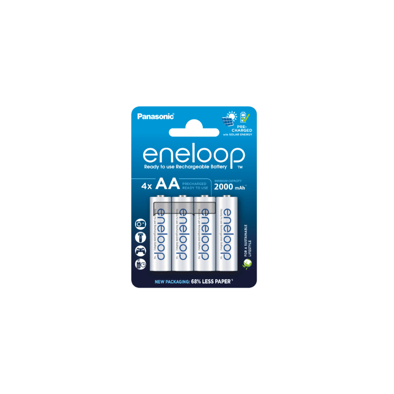 Panasonic Eneloop baterije R6 AA 2000mAh B4 excetra web shop