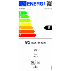 Heinner rashladna vitrina HBC-M93BKE excetra web shop