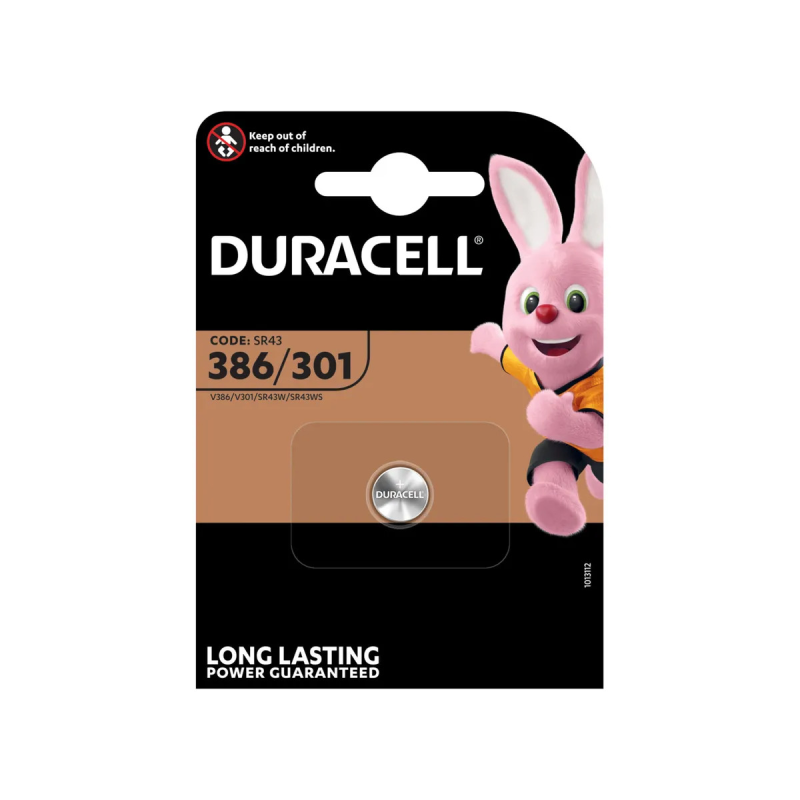 Duracell baterija 386/301 SR43 B1 excetra web shop