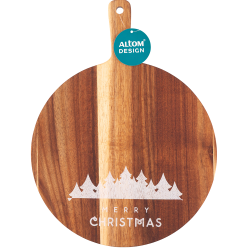 Altom Design okrugla drvena daska Božić 25cm - 020602090 excetra web