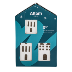Altom Design set 3 LED kućice 1701001308 excetra web shop