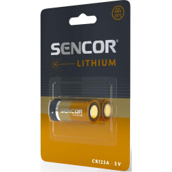 Sencor baterija SBA CR123A 1BP Li excetra web shop