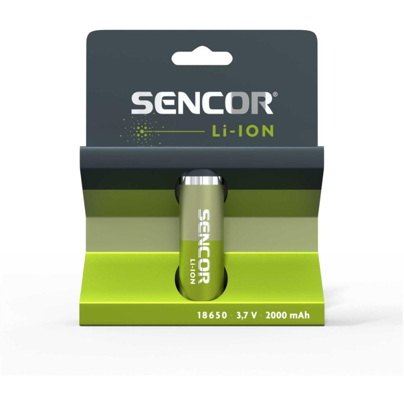 Sencor baterija SBA 18650 1BP 2000mAh Li-ion excetra web shop
