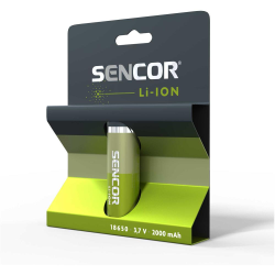 Sencor baterija SBA 18650 1BP 2000mAh Li-ion excetra web shop