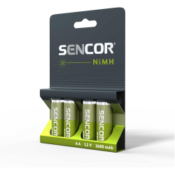 Sencor SBA HR6 4BP AA NiMH 2600mAh excetra web shop