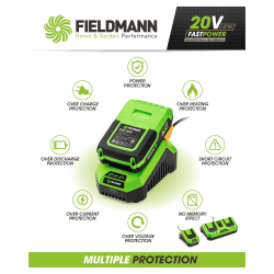 Fieldmann punjač 20V FDUZ 79100 excetra web shop