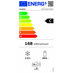 Heinner kombinirani hladnjak HCNF-HM377INVXC Excetra web shop