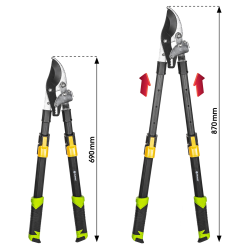 Fieldmann teleskopske vrtne škare FZNR 1023 excetra web shop