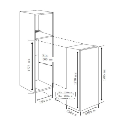 Heinner ugradbeni hladnjak HFF-BIM212NFCE++ excetra web shop
