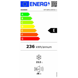 Heinner ugradbeni hladnjak HFF-BIM212NFCE++ excetra web shop