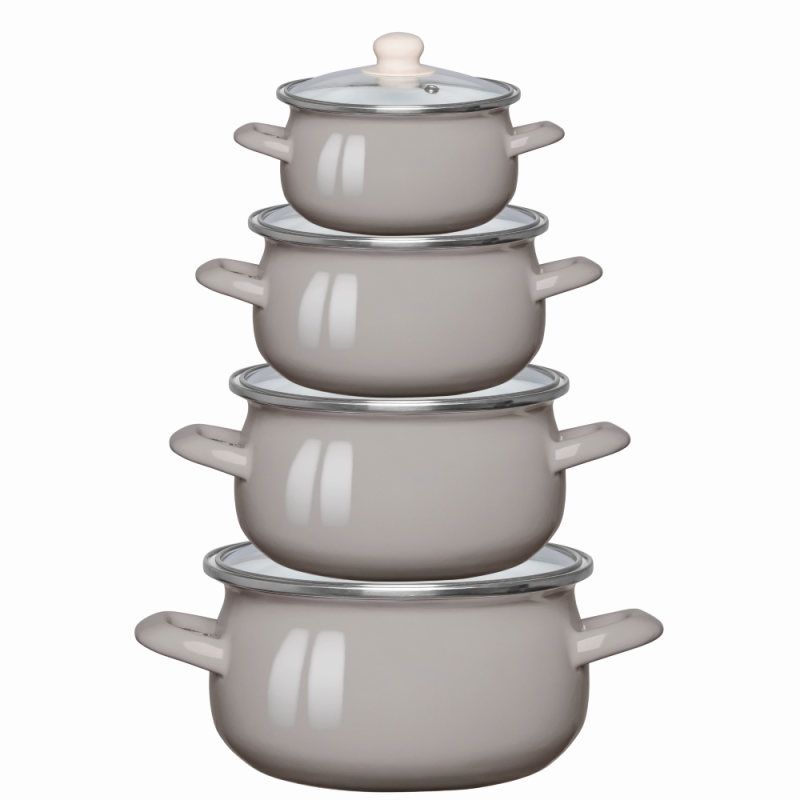 Altom Design set emajliranih lonaca - bež 02050021348 excetra web shop