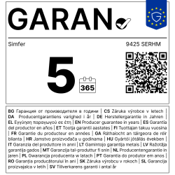 Simfer samostojeći kombinirani štednjak 9425 SERHM excetra web shop