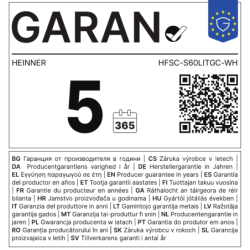 Heinner kombinirani štednjak HFSC-S60LITGC-WH excetra web shop