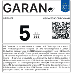 Heinner ugradbena pećnica HBO-V659GCDRC-GWH excetra web shop
