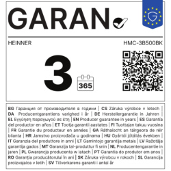 Heinner sjeckalica HMC-3B500BK excetra web shop