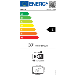 Sencor Smart TV 40" (100 cm) Full HD Tizen OS SLE 40TF700B