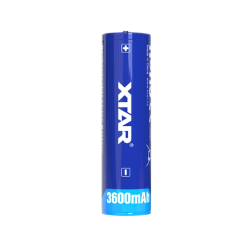 Xtar 18650 3.6V Li-ion 3600mAh excetra web shop