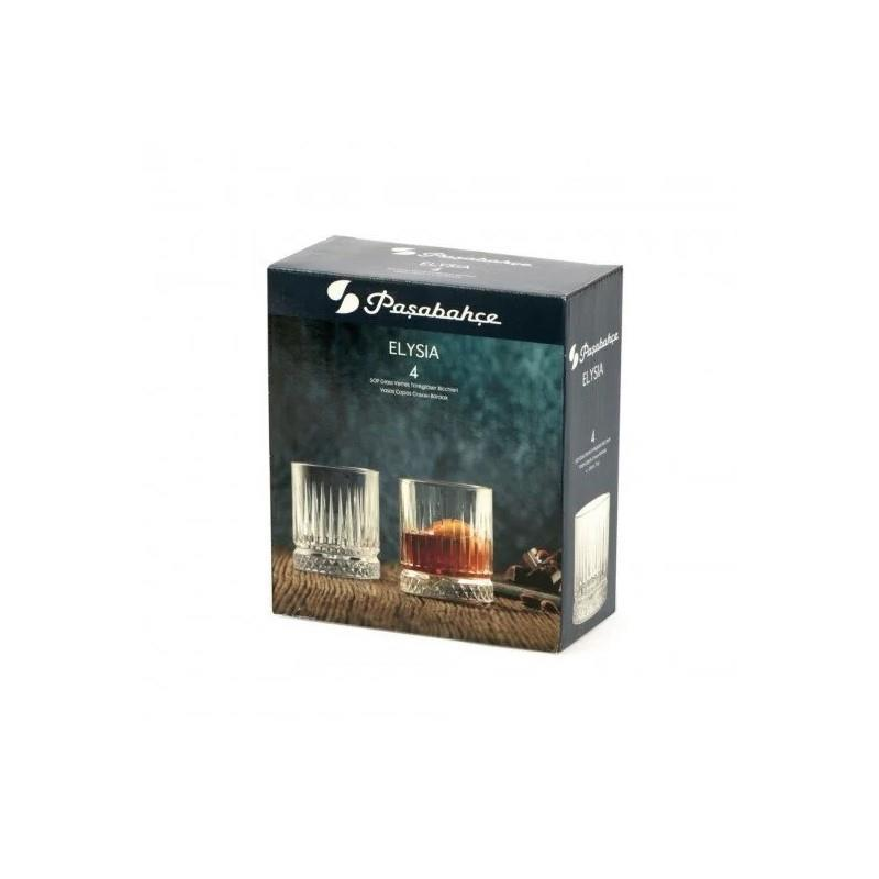 Pasabahce set čaša za viski 4/1 Elysia 350ml excetra web shop