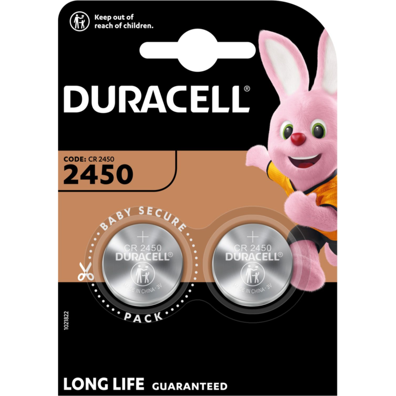 DURACELL Lithium CR2450 BL2 excetra web shop