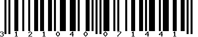 EAN-13 : 3121040071441