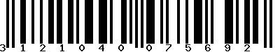 EAN-13 : 3121040075692