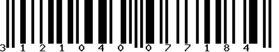 EAN-13 : 3121040077184
