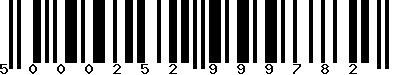 EAN-13 : 5000252999782