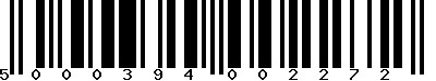 EAN-13 : 5000394002272